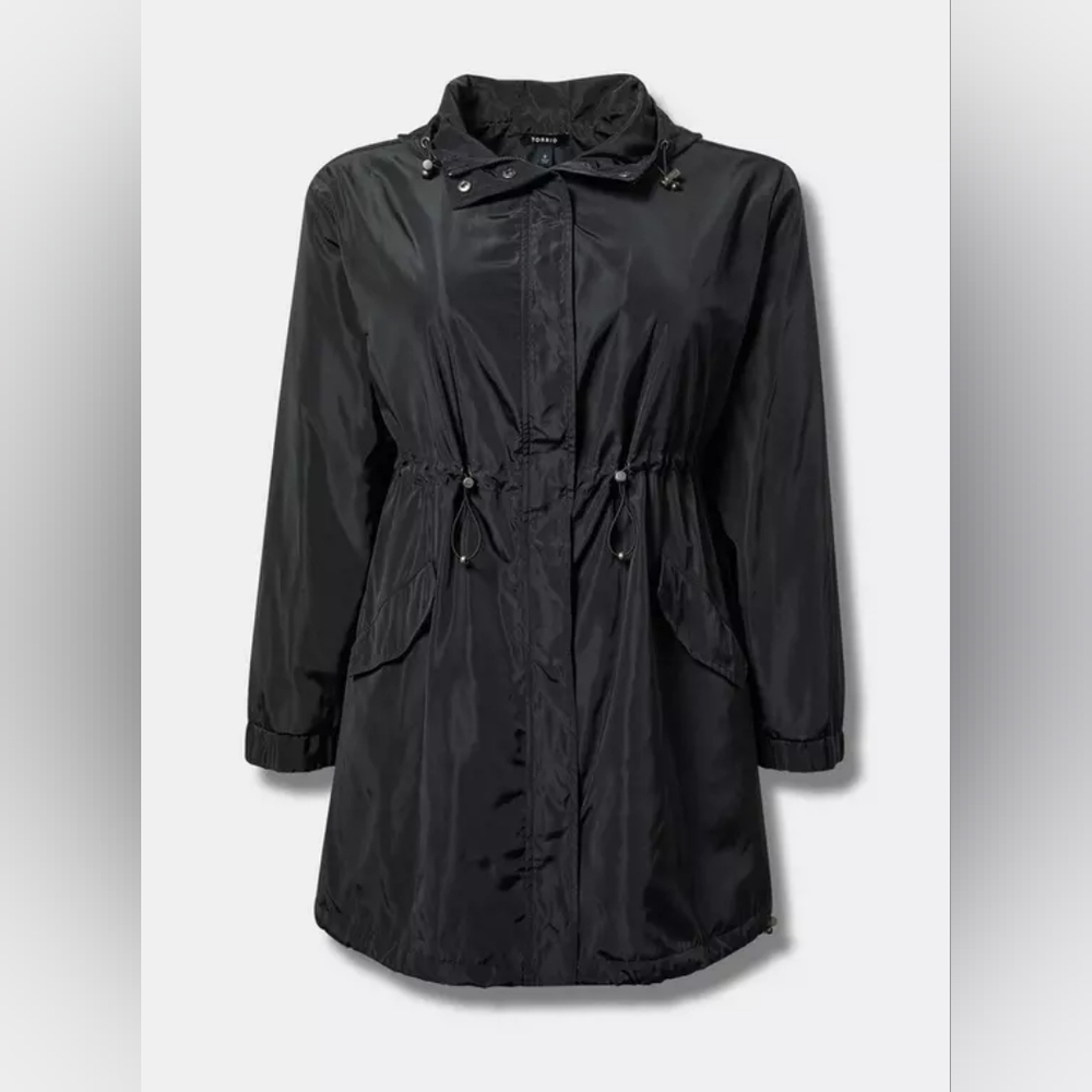 Torrid Women's Black Hooded Jacket